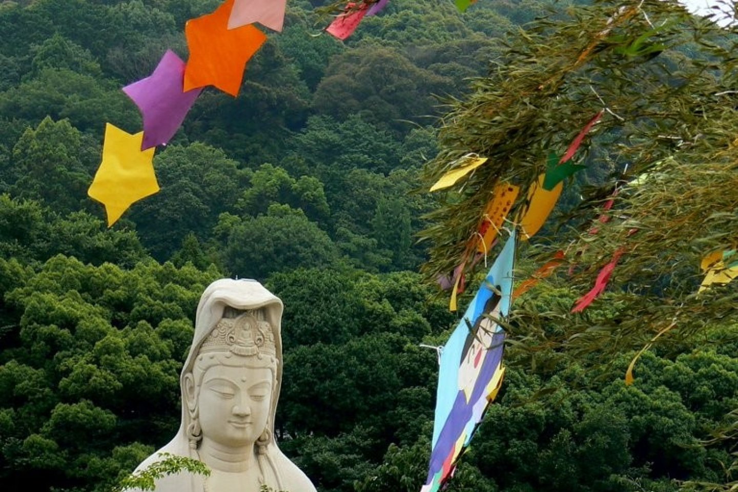 Tanabata and Light-up at Kodai-ji