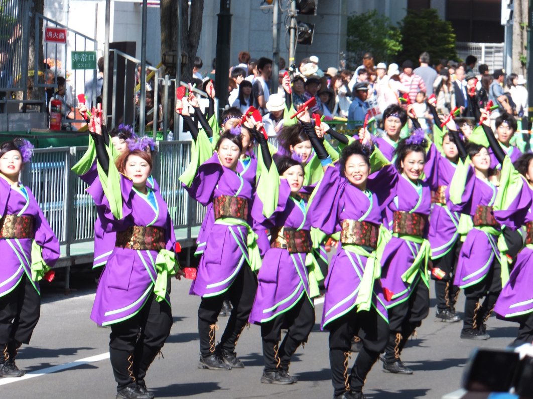 Dancers Yosakoi Soran Festival