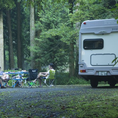 Camping in Japan