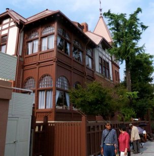 The Weathercock House in the historic Kitano district
