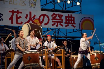 Ota Fireworks Festival by Tama River