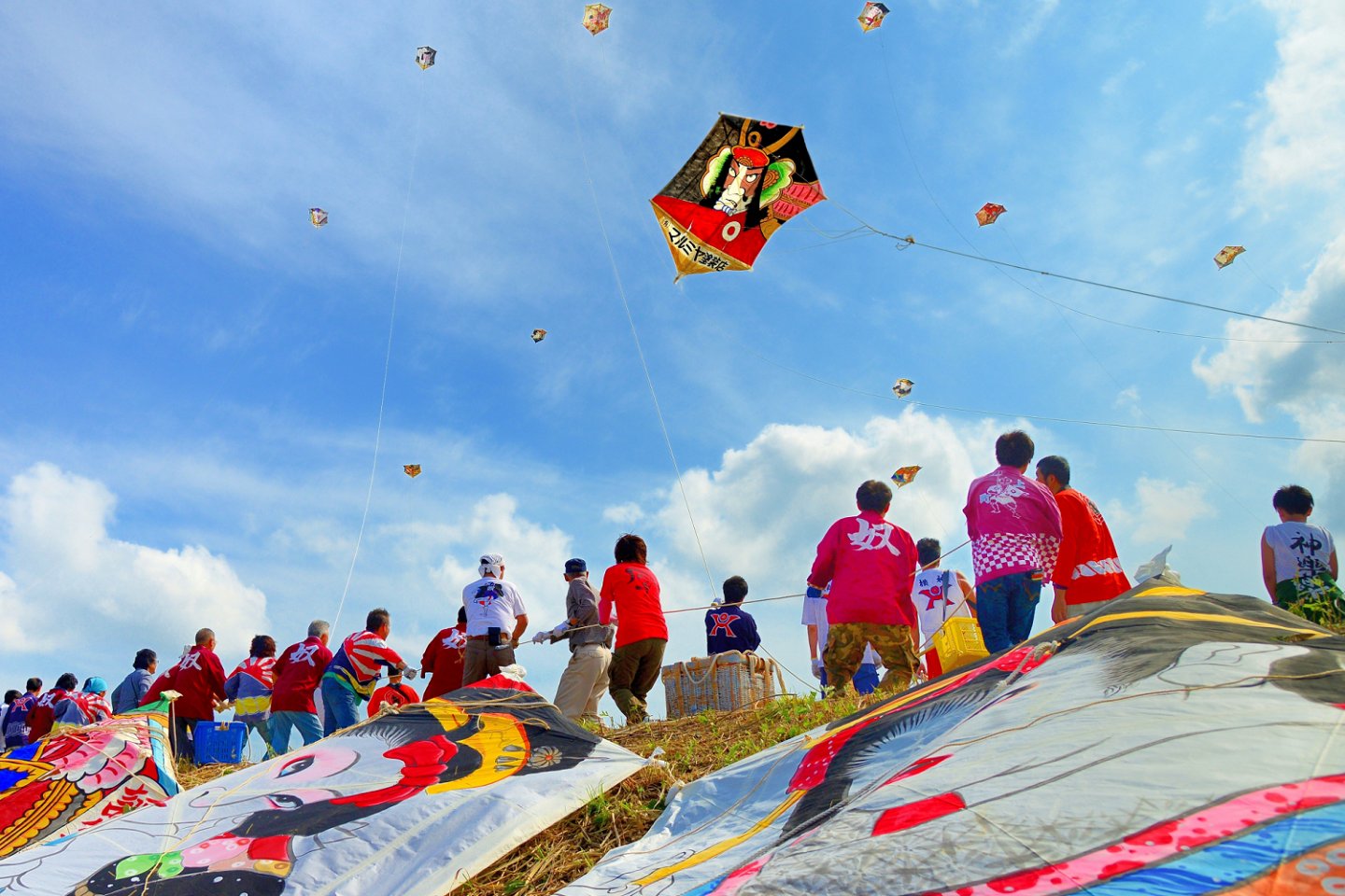 Giant Kite Battle of Mitsuke Imamachi & Nagaoka Nakanoshima