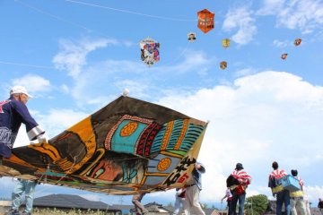 Giant Kite Battle of Mitsuke Imamachi & Nagaoka Nakanoshima