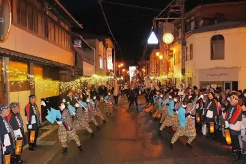 Hida Kamioka Hatsu Kompira Yoi Festival