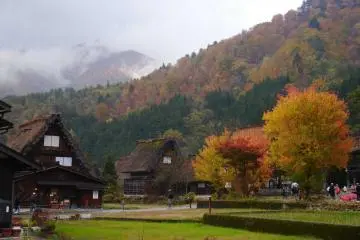 <p>บรรยากาศภายในหมู่บ้าน</p>