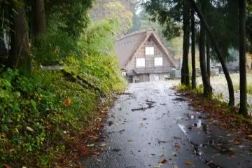 <p>บรรยากาศภายในหมู่บ้าน</p>
