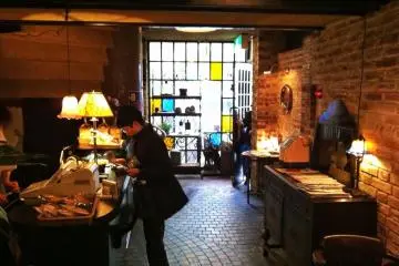 Soft lighting and old world decor make it a comfortable place to relax.