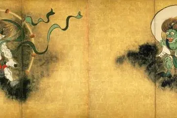 <p>Korin's &ldquo;Wind God and Thunder God Screen&rdquo;&nbsp;</p>