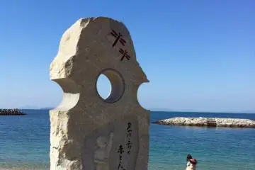 The beach at Futami