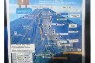 <p>เส้นทางที่เราเดินชื่อ Yoshida route</p>