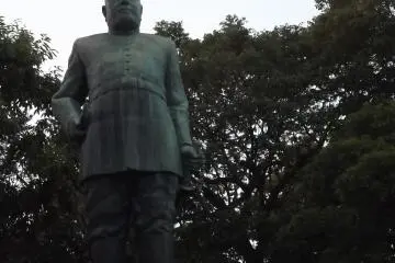<p>The statue of General Takamori Saigo</p>