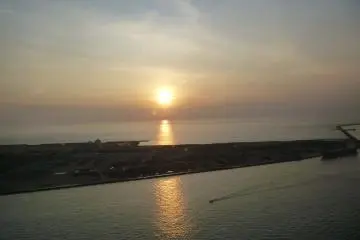 <p>The sunset viewed from the tower.&nbsp;</p>