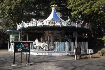 <p>The kids' merry-go-round</p>