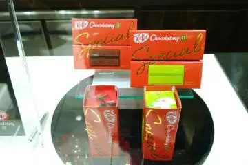 <p>โฉมหน้าของบรรจุภัณฑ์เก๋ๆ Special Edition 2 รสชาติ อันได้แก่ รส Chili และ รส Cherry Blossoms Green Tea ที่ออกแบบมาพิเศษสุดไม่เหมือนใคร</p>