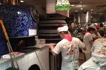 Staff hard at work cooking the perfect pizza (Photo: PPF)