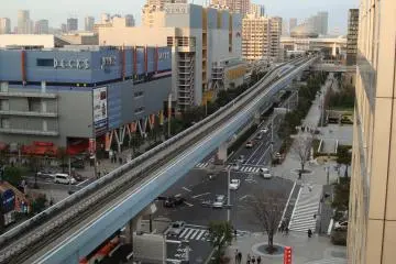 Seaside Mall on the left, Island Mall on the right