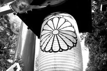Large lantern at the shrine gate