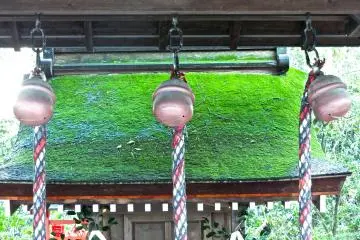 <p>ศาลเจ้าเล็กตรงหน้าประตูทางเข้าศาลเจ้าหลัก</p>