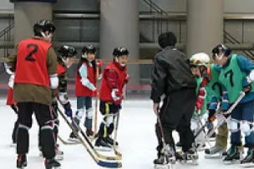 Ice-hockey practice