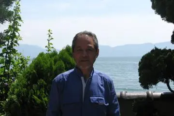 Mr. Kataoka local in Nishiwaki beach
