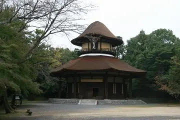 The memorial to Basho, on the grounds of Iga Ueno Castle