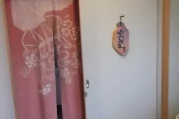 <p>The entrance to the womens' bathroom</p>