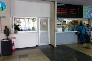<p>This counter is where you buy ferry tickets for a bay cruise or trip to Matsushima.</p>