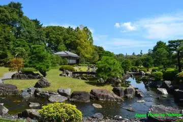 <p>สวนแบบญี่ปุ่น ใน Tea House.</p>