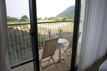 Each room has its own terrace