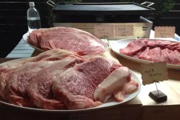 <p>Delicious stake at their Motobu Beef and Wine event</p>