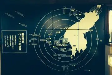 From the top of the castle, one can see the places listed on this map including the Anegawa battlefield, the Shizugatake battlefield, and Odani Castle