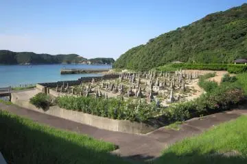 카시라가시마 텐슈교 인근 기리시탄 묘지