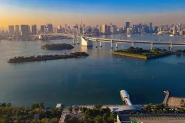 View from the dome of Fuji TV