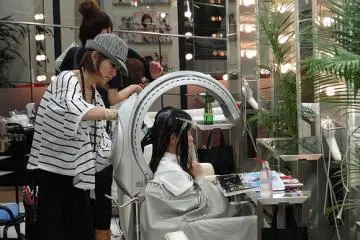 stylist at work
