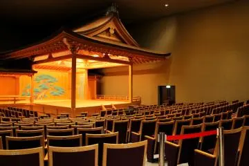 Be mesmerized by the visual magnificence of the Noh Theater. It feels eerily quiet being inside this small asymmetrical amphitheater. (Photo: Tyra 'nell Pille)