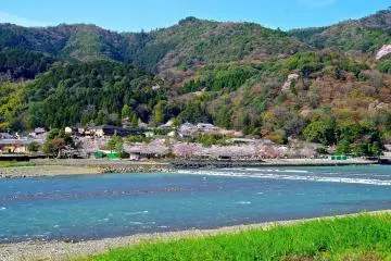 <p>ริมตลิ่ง Nakanoshima มองมาจากฝั่งตรงข้าม</p>