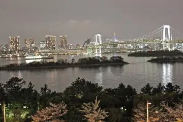 <p>On your private balcony, enjoy the stunning view of Tokyo skyline and Rainbow Bridge</p>