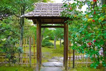<p>Entrance to the teahouse</p>