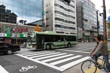 Buses criss cross Kyoto City, usually with less than 15 minute wait times