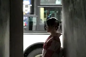 The alleyways of Kyoto are just moments away from the bus