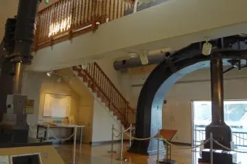 Inside the museum.