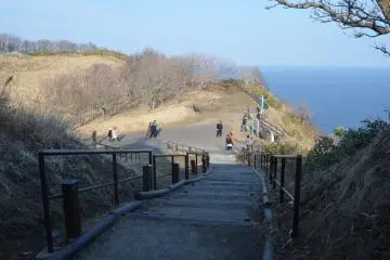 <p>Stairs up to the 147-meter high observatory</p>