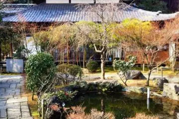 Side view of the temple