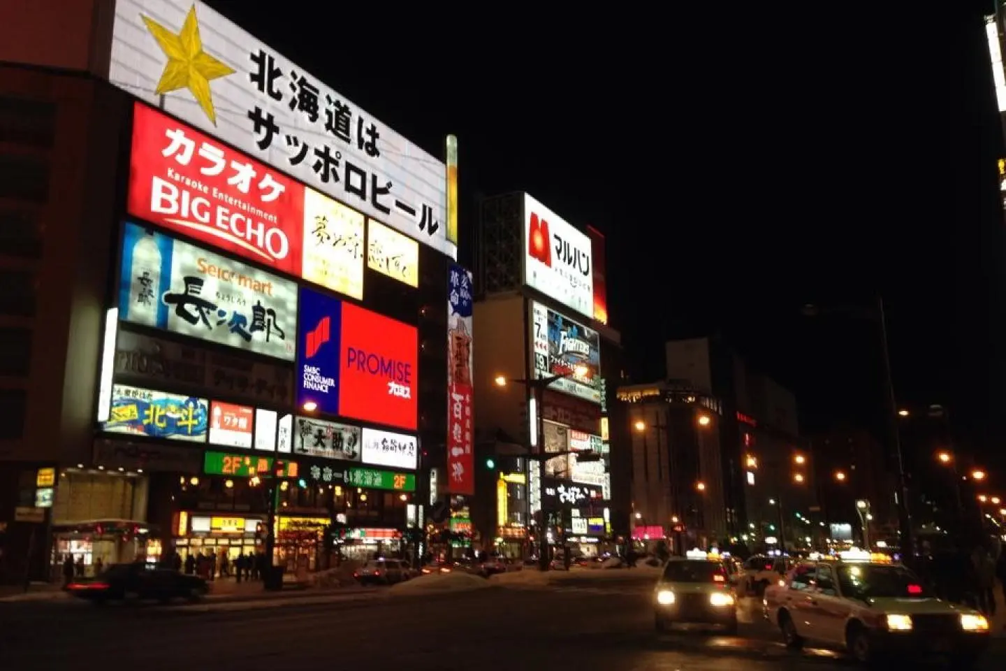 Susukino ย่านความบันเทิงของคนนอนดึก