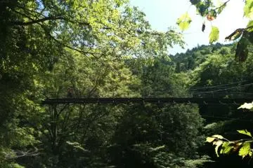 The high suspension bridge