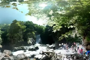 The Fudo Taki pool (using Microsoft photosynth)