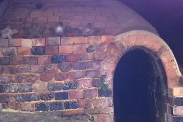 The climbing kiln at Baizan-Gama pottery