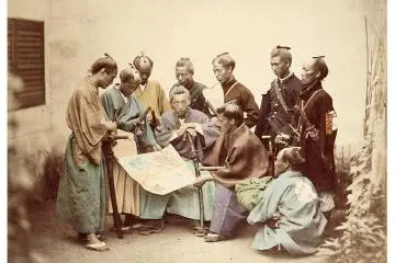 One of Beato's many photos of Japanese people (circa 1865).
