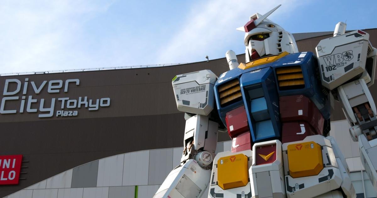 Gundam Statue & Gundam Front Tokyo - Odaiba, Tokyo - Japan Travel