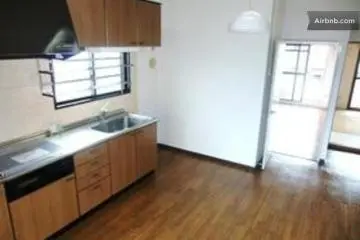 The kitchen before it was furnished